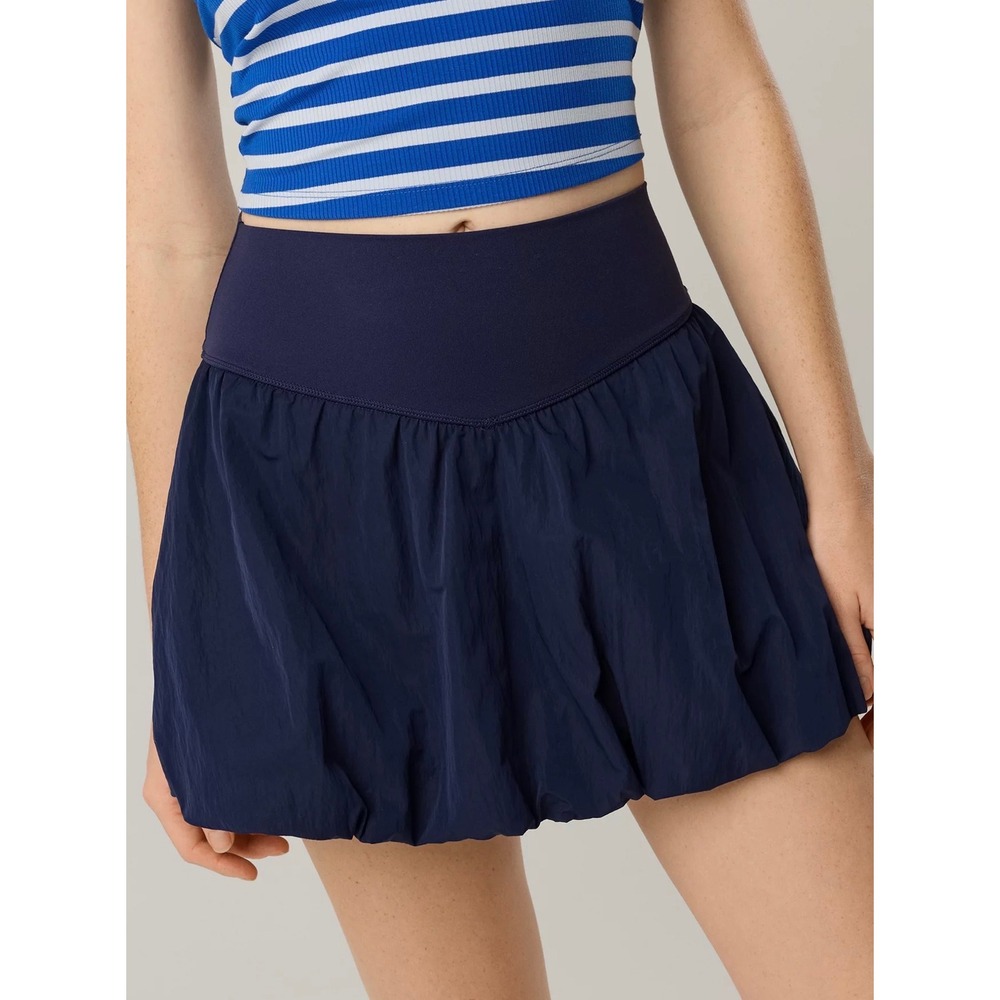 OFFLINE by Aerie Skort Real Me Bubble Navy Blue Athletic Mini Skirt size Small